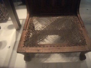3,000 year old chair. They don't make 'em like they used to. 
